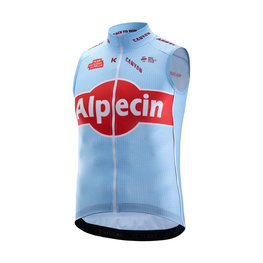 KATUSHA SPORTS Tricoul de ciclism fără mâneci - ALPECIN 2019  - albastru deschis/roșu