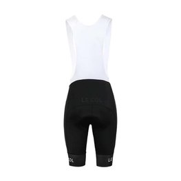 LE COL Pantaloni scurți de ciclism cu bretele - PRO LEIGHTWEIGHT - alb/negru