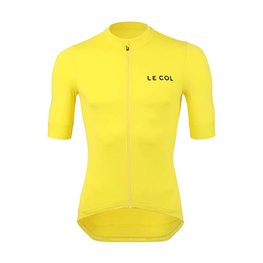 LE COL Tricou de ciclism cu mânecă scurtă - PRO JERSEY II - galben
