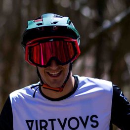 LIMAR Ochelari de ciclism - ROC MTB - verde/roșu