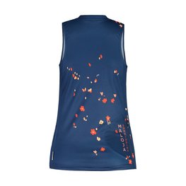 MALOJA Tricou de ciclism fără mâneci - TRECIMEM. LADY - albastru