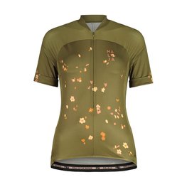 MALOJA Tricou de ciclism cu mânecă scurtă - TRECIMEM. 1/2 LADY - verde