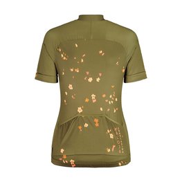MALOJA Tricou de ciclism cu mânecă scurtă - TRECIMEM. 1/2 LADY - verde