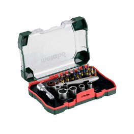METABO Instrumente pentru ciclism - BIT AND RATCHET BOX - negru
