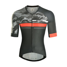 MONTON Tricou de ciclism cu mânecă scurtă - JAT III - roșu/negru