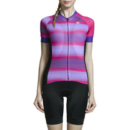 MONTON Tricou de ciclism cu mânecă scurtă - COLOR FOCUS LADY - mov/roz