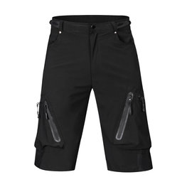MONTON Pantaloni scurți de ciclism fără bretele - SPORTY MTB - negru