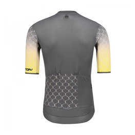 MONTON Tricou de ciclism cu mânecă scurtă - LIGHT - gri/galben