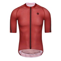 MONTON Tricou de ciclism cu mânecă scurtă - PRO CARBONFIBER - roșu