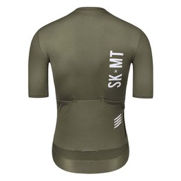 MONTON Tricou de ciclism cu mânecă scurtă - SKULL ZEUS - verde