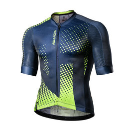 MONTON Tricou de ciclism cu mânecă scurtă - ILLUMINATION - galben/negru