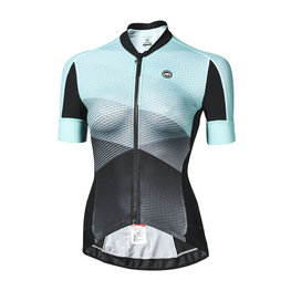 MONTON Tricou de ciclism cu mânecă scurtă - MAGIC LAND LADY - negru/verde