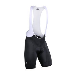 MONTON Pantaloni scurți de ciclism cu bretele - MOVEMENT - negru