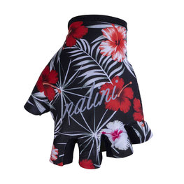 NALINI Mănuși de ciclism fără degete - AIS LADY CIMA - roșu/negru