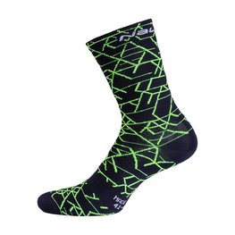 NALINI Șosete clasice de ciclism - AIS SAETTA 2.0 H19 - galben/negru