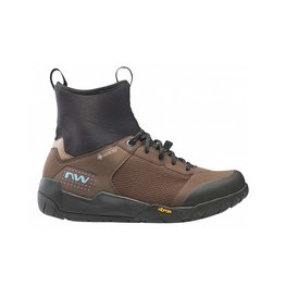 NORTHWAVE Pantofi de ciclism - MULTICROSS MID GTX - maro/negru