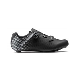 NORTHWAVE Pantofi de ciclism - CORE PLUS 2 - argintiu/negru