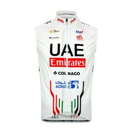 PISSEI Vestă de ciclism - UAE TEAM EMIRATES 2024 - alb