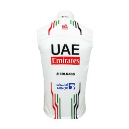 PISSEI Vestă de ciclism - UAE TEAM EMIRATES 2024 - alb
