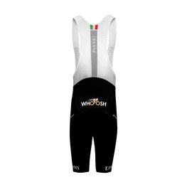 PISSEI Pantaloni scurți de ciclism cu bretele - UAE TEAM EMIRATES 2024 - negru
