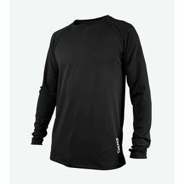 POC Tricou de ciclism cu mânecă lungă de vară - ESSENTIAL DH - negru