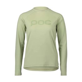 POC Tricou de ciclism cu mânecă lungă de vară - REFORM ENDURO LADY - verde deschis