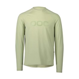 POC Tricou de ciclism cu mânecă lungă de vară - REFORM ENDURO - verde deschis