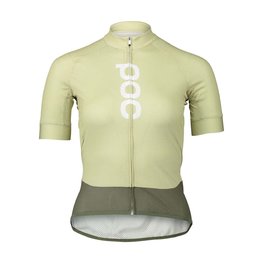 POC Tricou de ciclism cu mânecă scurtă - ESSENTIAL ROAD LADY - verde/verde deschis