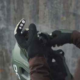 POC Mănuși cu degete lungi de ciclism - SAVANT MTB - negru/verde