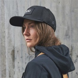 POC Șapcă de ciclism - TRUCKER - alb/negru