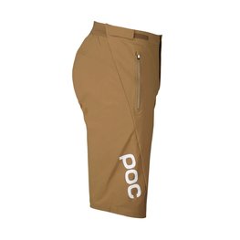 POC Pantaloni scurți de ciclism fără bretele - ESSENTIAL ENDURO - maro