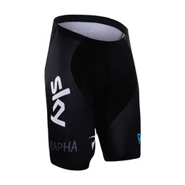 BONAVELO Pantaloni scurți de ciclism fără bretele - SKY 2016 KIDS - negru