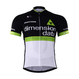BONAVELO Tricou de ciclism cu mânecă scurtă - DIMENSION DATA 2017 - negru/verde/alb