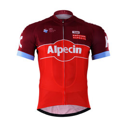Tricou de ciclism cu mânecă scurtă - KATUSHA 2017 - bordo/roșu