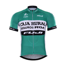 Tricou de ciclism cu mânecă scurtă - CAJA RURAL 2017 - verde/alb