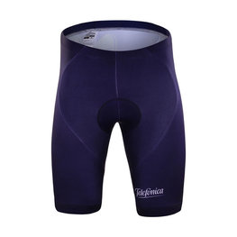 BONAVELO Pantaloni scurți de ciclism fără bretele - MOVISTAR 2017  - albastru