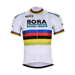 Tricou de ciclism cu mânecă scurtă - BORA UCI 2018 - multicolor/alb