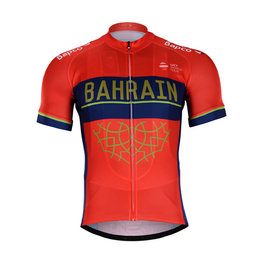 BONAVELO Tricou de ciclism cu mânecă scurtă - BAHRAIN  MERIDA 2018 - roșu/albastru