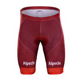 Pantaloni scurți de ciclism fără bretele - KATUSHA 2018 - bordo/roșu