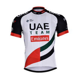 BONAVELO Tricou de ciclism cu mânecă scurtă - UAE 2018 - negru/roșu/alb