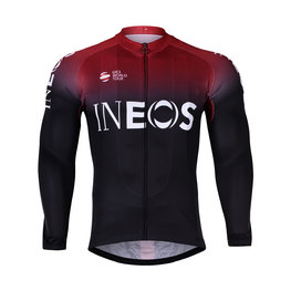 BONAVELO Tricou de cilism pentru iarnă cu mânecă lungă - INEOS 2019 WINTER