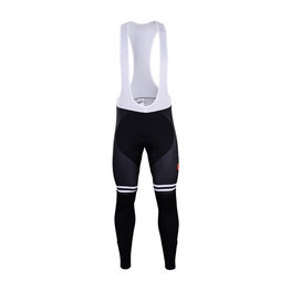 BONAVELO Pantaloni de ciclism lungi cu bretele - TREK 2019 WINTER - negru