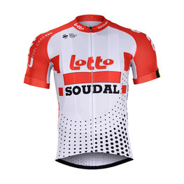 BONAVELO Tricou de ciclism cu mânecă scurtă - LOTTO SOUDAL 2019 - alb