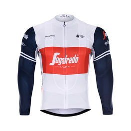 BONAVELO Tricou de ciclism cu mânecă lungă de vară - TREK 2020 SUMMER - alb/albastru/roșu