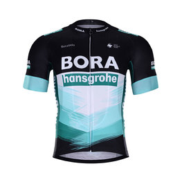 BONAVELO Tricou de ciclism cu mânecă scurtă - BORA 2020 - alb/negru/verde