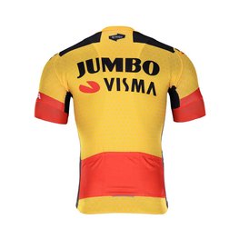 BONAVELO Tricou de ciclism cu mânecă scurtă - JUMBO-VISMA 2020 - galben/negru