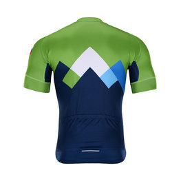BONAVELO Tricou de ciclism cu mânecă scurtă - SLOVENIA - albastru/verde