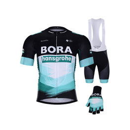 BONAVELO Mega set de ciclism - BORA 2020 - alb/verde/negru