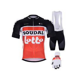 BONAVELO Mega set de ciclism - LOTTO SOUDAL 2020 - negru/alb/roșu