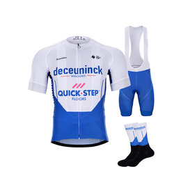BONAVELO Mega set de ciclism - QUICKSTEP 2020 - albastru/alb